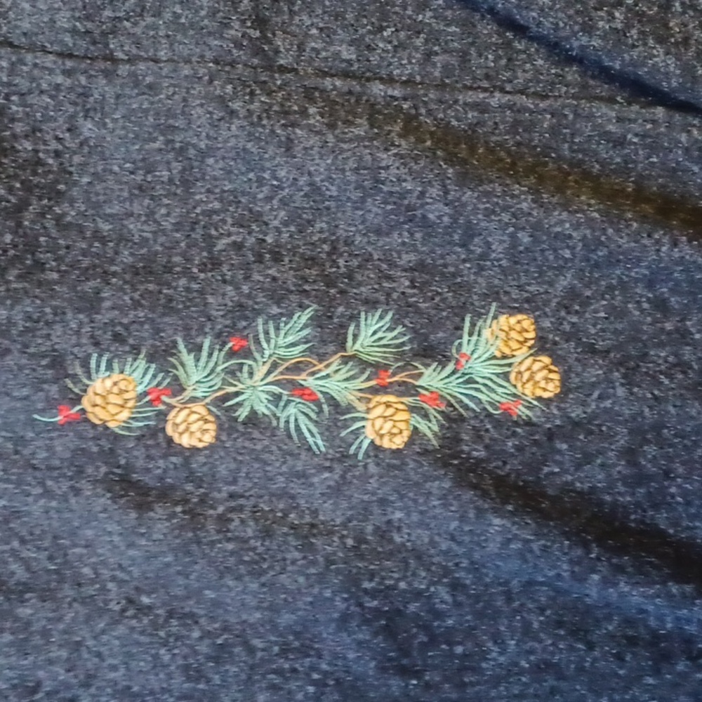 Vintage Art Unlimited Sportswear Women's Black Fleece Embroidered Jacket XL - Picture 6 of 8